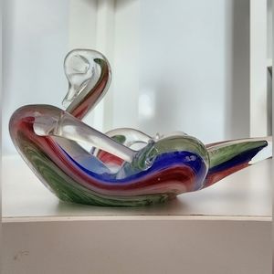 Penco Ind Glass Swan
